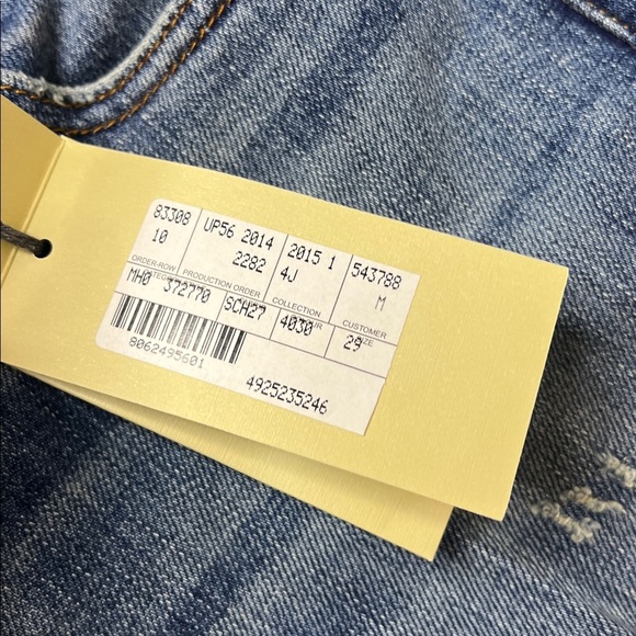 NWT Stella McCartney Lightly Distressed Skinny Jeans Size 29 - Picture 7 of 11